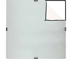 Apšvietimo priedas - Westcott Scrim Jim Large Bounce Fabric (1.8 x 1.8m, Sidabrinis/Baltas)