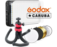 Apšvietimo Rinkinys 2Pcs - Godox Daylight Macro Continuous Light Kit, 150 LED, 5600K, 70 Min