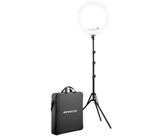 Apšvietimo rinkinys - Westcott 18” Bi Color LED Žiedinė Šviesa, 3200K-5600K, Aukštas CRI 97