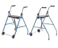 Armedical Vaikštynė - Dviejų Ratų Reabilitacijos Atrama - Mėlyna Juoda