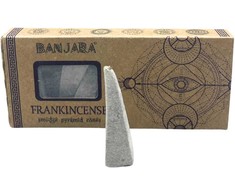 Piramidiniai kūginiai smilkalai Frankincense, Banjara, 40g