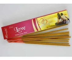 Aromatika Kvepiančių Lazdelių - Vedic Love Natūralios Kvepiančios Lazdelės 15g Rankų Darbo