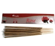 Aromatika Kvepiančių Lazdelių - Vedic Rose Natūralus Masala 15g, Dega 20 Minučių
