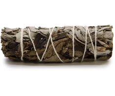Aromatiniai Lazdelės - Ancient Wisdom Smilkalai Su Baltuoju Ir Juoduoju Šalaviju 10cm