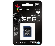 Atminties kortelė - ADATA ASDX256GUI3V30S-R 256 GB SDXC 100 MB/s
