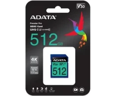 Atminties Kortelė - ADATA Premier Pro 512 GB SDXC UHS-I 80 MB/s