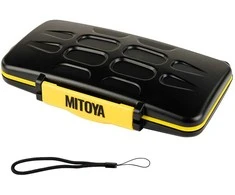 Atminties kortelė Atminties Kortelių Dėklas - MITOYA 12 SD &amp; 12 Micro SD Kortelių Patvarus ABS Plastikas Geltonas