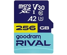 Atminties Kortelė - GoodRam Rival M2AA 256 GB Micro SDXC V30 UHS-I U3 170 MB/s