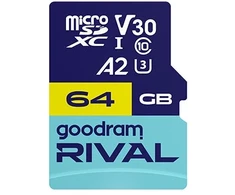 Atminties Kortelė - GoodRam Rival M2AA 64 GB Micro SDXC V30 170 MB/s