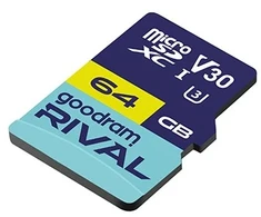 Atminties Kortelė - GoodRam Rival M3AA 64 GB Micro SDXC V30 UHS-I U3 100 MB/s
