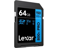 Atminties kortelė - Lexar Professional 800x Pro 64 GB SDXC atminties kortelė