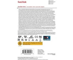 Atminties kortelė SANDISK Ultra Micro SDXC 128GB + SD adapteris 140MB/s A1 10 klasės UHS-I