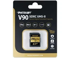 Atminties Kortelė - Patriot V90 256GB SDXC UHS-II U3 Class 10