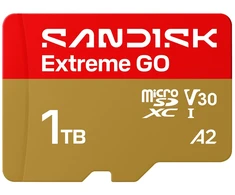 SanDisk Extreme GO 1 TB Micro SDXC UHS-I atminties kortelė