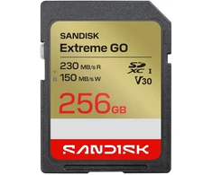 Atminties Kortelė - SanDisk Extreme GO 256 GB SDXC UHS-I 230 MB/s Skaityti 150 MB/s Rašyti