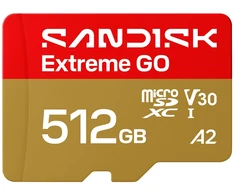 SanDisk Extreme GO 512 GB Micro SDXC UHS-I atminties kortelė