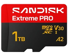 SanDisk Extreme Pro Micro SD UHS-I 1TB MicroSD 250MB/s (Read) / 170MB/s (Write)