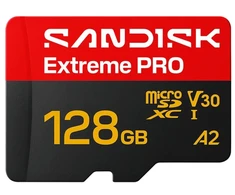 Atminties kortelė SanDisk Extreme PRO Micro SD UHS-I 128 GB Micro SDHC