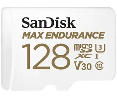 Atminties Kortelė - SanDisk Max Endurance 128 GB Micro SDXC UHS-I V30 U3 40 MB/s Skaitymo Greitis Juoda