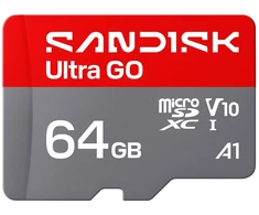 Atminties Kortelė - SanDisk Ultra GO 64 GB Micro SDXC 140 MB/s A1