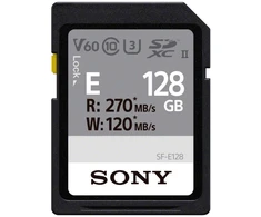 Atminties kortelė - Sony SF-E Series 128 GB UHS-II V60 SDXC Atminties kortelė