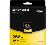 Atminties kortelė - Wise 256GB SDXC UHS II V90 290MB/s Read 260MB/s Write