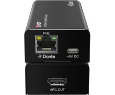 Audio Dekoderis - Lindy 2ch Dante į HDMI ARC Dekoderis, 96kHz, RJ45 Įvestis, HDMI Išvestis, Juoda