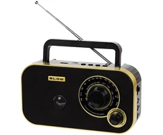Audio Įranga - Blow 77-542 Nešiojama Radijo Stotis Su AM/FM, Bluetooth, USB/SD - Auksinė