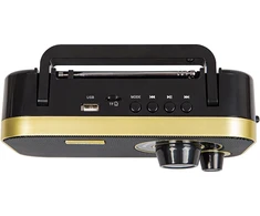 Audio Įranga - Blow 77-542 Nešiojama Radijo Stotis Su AM/FM, Bluetooth, USB/SD - Auksinė