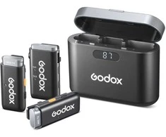 Audio Įranga - Godox WEC 2X Wireless Microphone System, Dual Transmitters, 200m Range