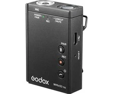 Audio Įranga - Godox WMicS2 TX2 UHF Bevielis Siųstuvas, 770mAh, 200m Range