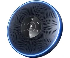 Audio konferencijų garsiakalbis - Emeet OfficeCore M2 Wireless Conference Speaker (4 mics, 360° sound, USB-C, Bluetooth, AUX) Juodas