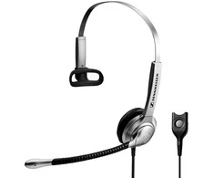 Epos Ausinės - Sennheiser SH 335 Laidinės Ausinės su Mikrofonu 1m Kabeliu Juoda, Sidabrinė