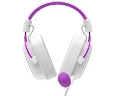 Havit H2002d - žaidimams ausinės, baltas ir violetinė