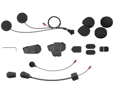 Ausinės Interkomo Montavimo Rinkinys - Sena SPIDER-ST1-A01 Interkomo Sistema Su Integruotais Mikrofonais Ir Garsiakalbiais Juoda