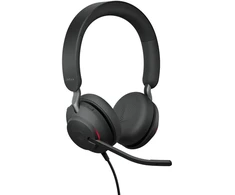 Ausinės - Jabra Evolve2 40 SE UC Stereo, Triukšmo Izoliacija, 3 Mikrofonai