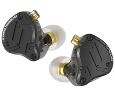 Ausinės - KZ ZS10 PRO X 10mm Garsiakalbis, 20-40000 Hz, 112 dB Jautrumas, Juoda