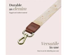 Dėklas MIO Lanyard strap Gold Marble