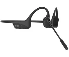 SHOKZ OpenComm2 UC 2025 Upgrade Belaidės Bluetooth Bone Conduction Vaizdo konferencijos Ausinės su USB-C įkrovimo prievadu ir USB-C adapteriu | 16 val. pokalbio laikas, 29 m Belaidės diapazonas, 1 val. įkrovimo laikas | Apima triukšmą slopinantį mikrofoną Boom ir Dongle, Juodas
