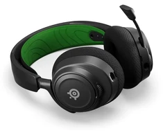 Ausinės - SteelSeries Arctis Nova 7X Žaidimų Ausinės, Belaidės, Triukšmo Slopinimo Mikrafonas, Juoda, Žalia