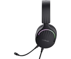 Ausinės - Trust GXT 490 FAYZO Per ausis žaidimų ausinės 7.1 USB Juoda