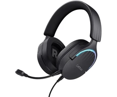Ausinės - Trust GXT 490 FAYZO Per ausis žaidimų ausinės 7.1 USB Juoda