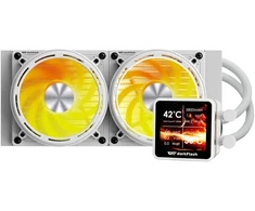 Aušinimo sistema - darkFlash DE240 vandens aušinimo sistema 315W TDP ARGB balta