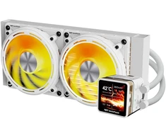 Aušinimo sistema - darkFlash DE240 vandens aušinimo sistema 315W TDP ARGB balta