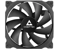 Chieftec ZF-1225PWM computer cooling system Kompiuterio dėklas Fan 12 cm Juodas 1 pc(s)