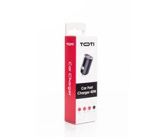SEEK TOTI 40W Dual Type-C Port Car Fast Charger, Juodas