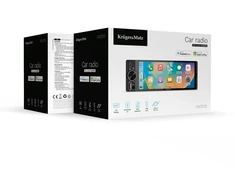 Automobilinis radijas - Kruger &amp; Matz KM2016 1DIN CarPlay/Android Auto 6,36 colio ekranas Bluetooth