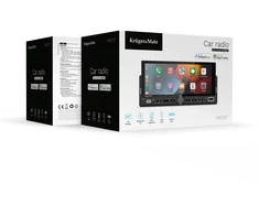Automobilinis radijas - Kruger &amp; Matz KM2017 1DIN CarPlay/Android Auto, 6,9 colio ekranas, Bluetooth 5.1