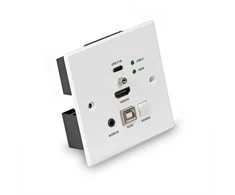 AV Ilgintuvas - LINDY Cat.6 HDMI 4K60 ir Type C HDBaseT JK Sieninės Plokštės KVM Ilgintuvas, 150 m