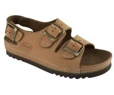 Avalynė - Scholl Air Bag Back Strap Sandalai (natūrali oda, zomšos padas, unisex) Ruda
